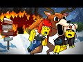 SAVED By The DEER MONSTER Cartoon Animation