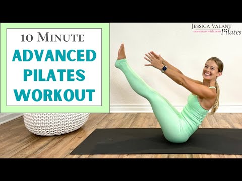 10 Minute Advanced Pilates Workout - Full Body Pilates