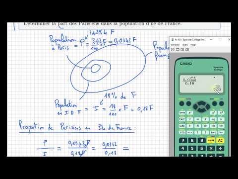 Calculate a proportion with percentages • Second year STMG college • A classic!