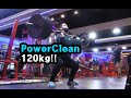 200403 파워클린120kg+스쿼트205kg!!avi