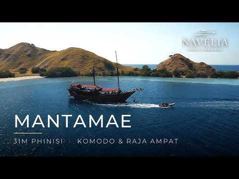 Tur video Mantamae — charter yacht mewah Indonesia