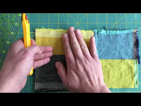 Hand Sewing a Flat Felled Seam 15: Finishing edges and stitching the first side