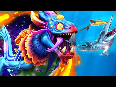 NEW ALIEN SHARK BLACK HOLE POWER - Hungry Shark World - Part 19 | Pungence