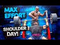 MAX EFFORT SHOULDER DAY WITH MAXIME!