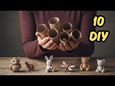 Look What Happens When I Cut Paper Rolls 🤩 10 Amazing Craft Ideas ♻️ Easy Recycling DIY Project
