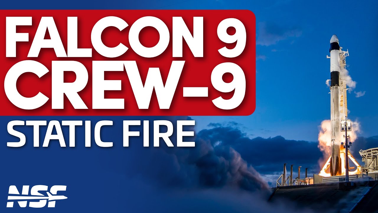 🔴FULL REPLAY: SpaceX Static Firing B1085-2 - Booster For Crew-9