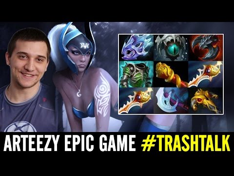 Arteezy Dota2 9 Slotted LUNA EPIC GAME (Top10 Worst 2017) 7.01 Patch 1440p
