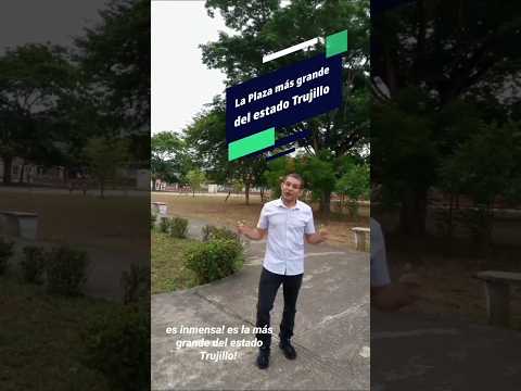 ¿sabes cuál es la plaza más grande de Trujillo? #eldato #curiosidades #plazas