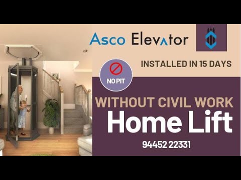 Small Home Lift| Passenger Lift| Manual Door Lift|Residential Lift| Home Lift|Reliable Lift|Asco