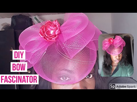 How to make a Bow Fascinator DIY