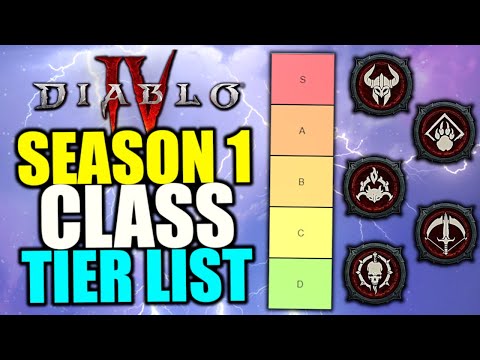 Diablo 4 Season 1 Class TIER LIST - What Class To Play In Diablo 4 Season 1