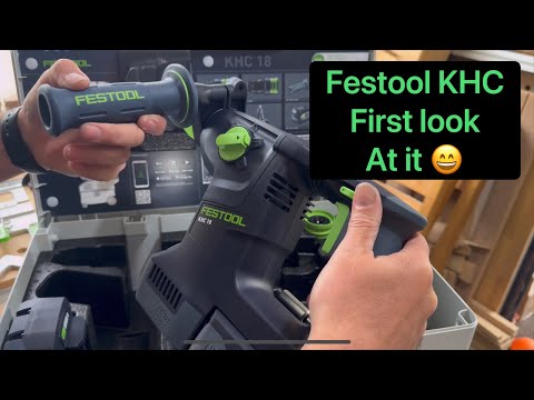 Festool new KHC 18 SDS unboxing. Is this tool for you 😄