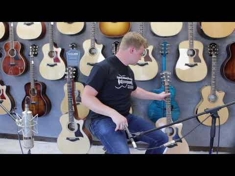 Taylor V-class vs X-bracing Shoot-out featuring 314ce