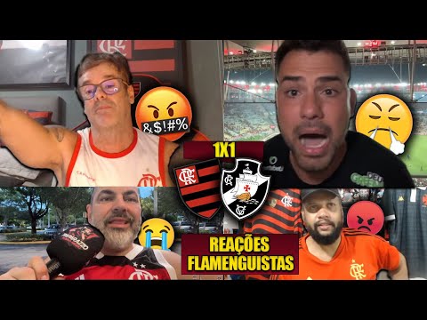 REAÇÕES dos FLAMENGUISTAS FURIOSOS com o EMPATE - FLAMENGO 1X1 VASCO [REACT BRASILEIRÃO 2024]