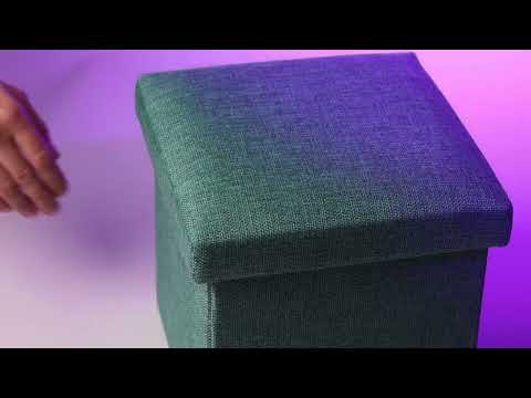 Миниатюра изображения товара Пуф Mio Tesoro 25x25x25 / 1101-3-1 (бирюзовый)