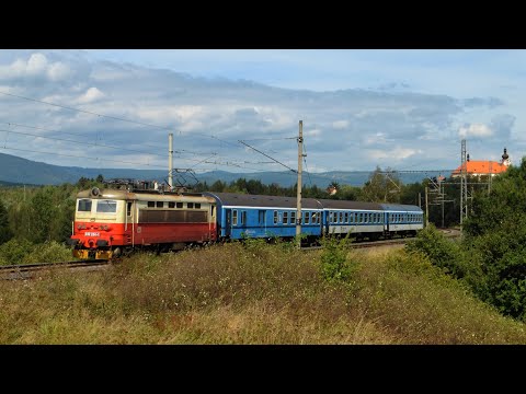 ČD 242.254 - Os 7031 a Sp 1689 - Karlovy Vary - 4.9.2020