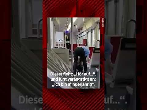 Straßenbahnfahrer rastet aus und verprügelt Minderjährigen #Shorts