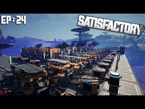 Getting steel upgraded to build heavy modular frames - Satisfactory :: EP:24 - Early access