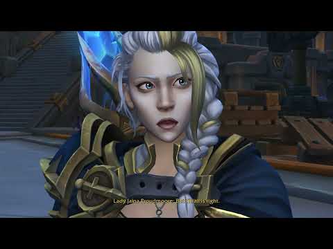 Thrall and Jaina Reinforcements - In Game Cutscene