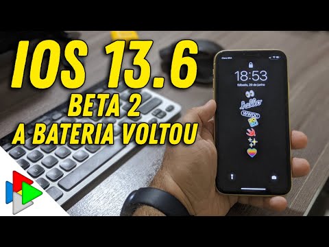 IOS 13.6 BETA 2 - A SAUDE DA MINHA BATERIA VOLTOU