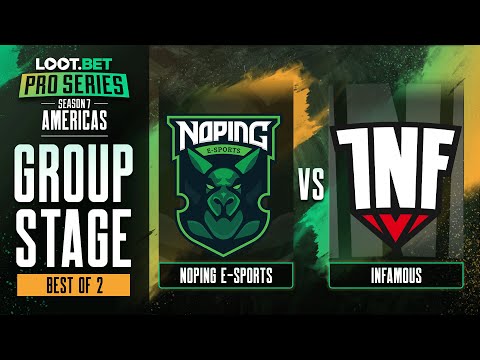 NoPing vs Infamous Game 1 - Pro Series 7 AM: Group Stage w/ rkryptic & ET