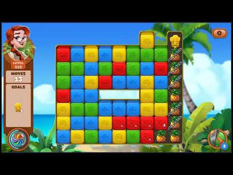 Lost Island Blast Adventure Level 112 - NO BOOSTERS 🏝️ | SKILLGAMING ✔️