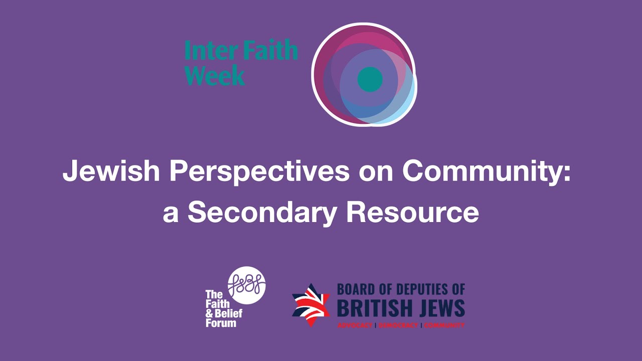 Inter Faith Week secondary resource, with the Board of Deputies of British Jews