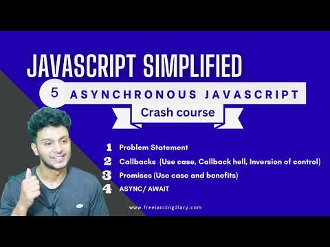 Asynchronous programming crash course in JavaScript | Callbacks, Promises & Async Await (in 13 min)