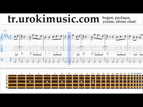 Mandolin Nasıl Çalınır David Guetta, Justin Bieber - 2U Tablatura Bölüm#2 um-i723