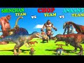 EXTREME Fight Between SHINCHAN vs CHOP vs AMAAN-T in Animal Revolt Battle Simulator | Dino GAMING