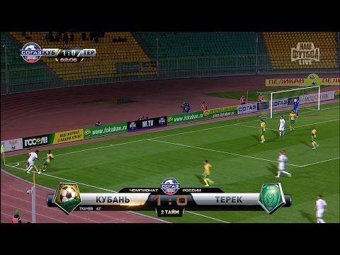 Sergey Tkachev's goal. FC Kuban vs Terek | RPL 2014/15