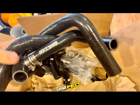 Replacing our old broken spider hose with the 034 spider hose on our Audi S4