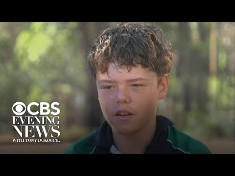 13-year-old boy swam for hours to save family swept out to sea off Australian coast