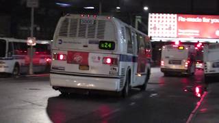 NYCT 1998 Nova RTS #5000 On Route Q24 @ Broadway Junction Station!