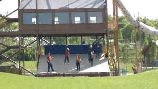preview picture of video 'Flying fox at the Tayto Park'