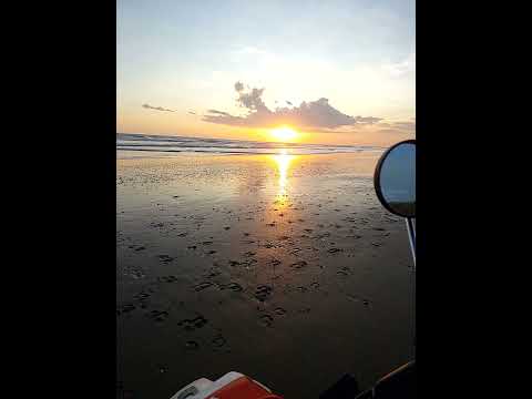 puesta del sol, Playa Mechapa El viejo Chinandega-Nicaragua.