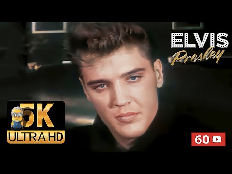 Elvis Presley AI 5K Colorized ❌Hard Restore❌ - Graceland Press Interview (1960) Remastered