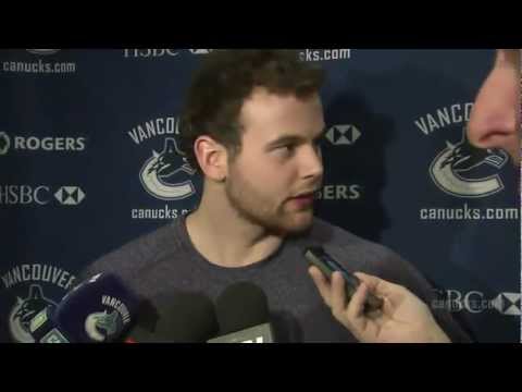 Zack Kassian and Samuel Pahlsson Interview -- 2/28/12 [HD]