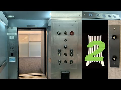 EPIC OTIS Black Button Bottom-Drive Traction elevator @ 2 Landmark Square - Stamford, CT