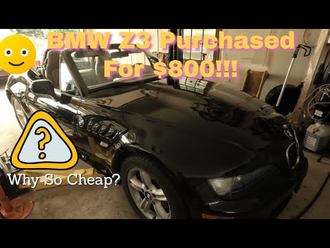 BMW Z3 Purchased for $800 with a Failed Head And Head Gasket Due To An Engine Overheat! Check it out