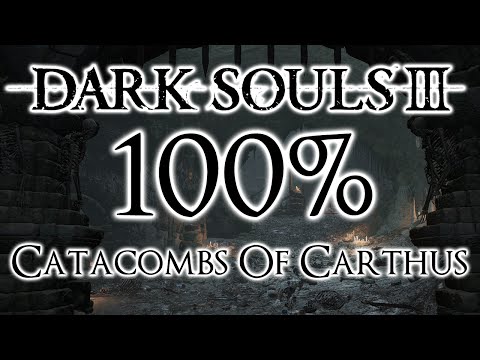 Dark Souls 3 100% Walkthrough #7 Catacombs Of Carthus (All Items & Secrets)