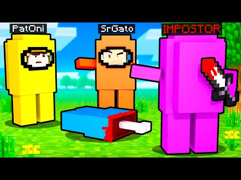 ¿EL MEJOR IMPOSTOR DE AMONG US EN MINECRAFT? 😂 | SRGATO EN MINECRAFT AMONG US