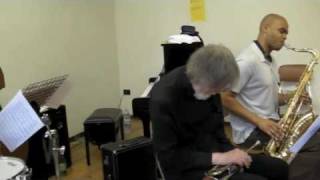 "Baroque Steps" Tom Harrell Quintet with Strings, rehearsal day 1, July 13, 2010