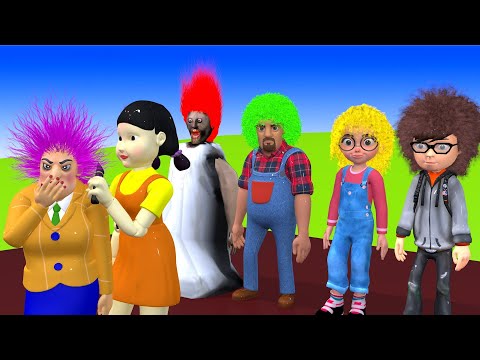 Scary Teacher 3D vs Squid Game Rescue Injection For drowning Squid Doll 5 TimeS Challenger Who Best?