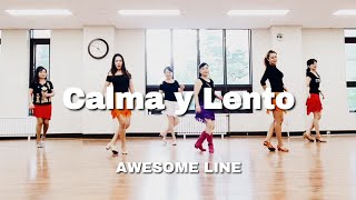 Calma y Lento Line Dance Demo(Gregory Danvoie)