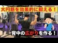 【筋トレ初心者向け】効果的に大円筋を鍛える!