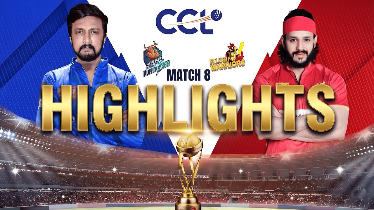 Karnataka Bulldozers vs Telugu Warriors Highlights | CCL 2026 - Match 8 | Watch Full on JioHotstar