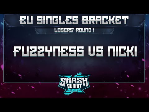 Fuzzyness vs Nicki - EU Singles Bracket: Losers' Round 1 - Smash Summit 10 | Marth vs Fox