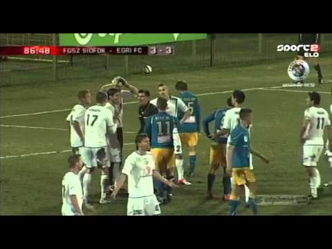 17. forduló FGSZ Siófok - Eger 4-3 Melczer Vilmos gólja