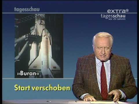 ARD Tagesschau vom 29.08.1988 - Buran Erststart